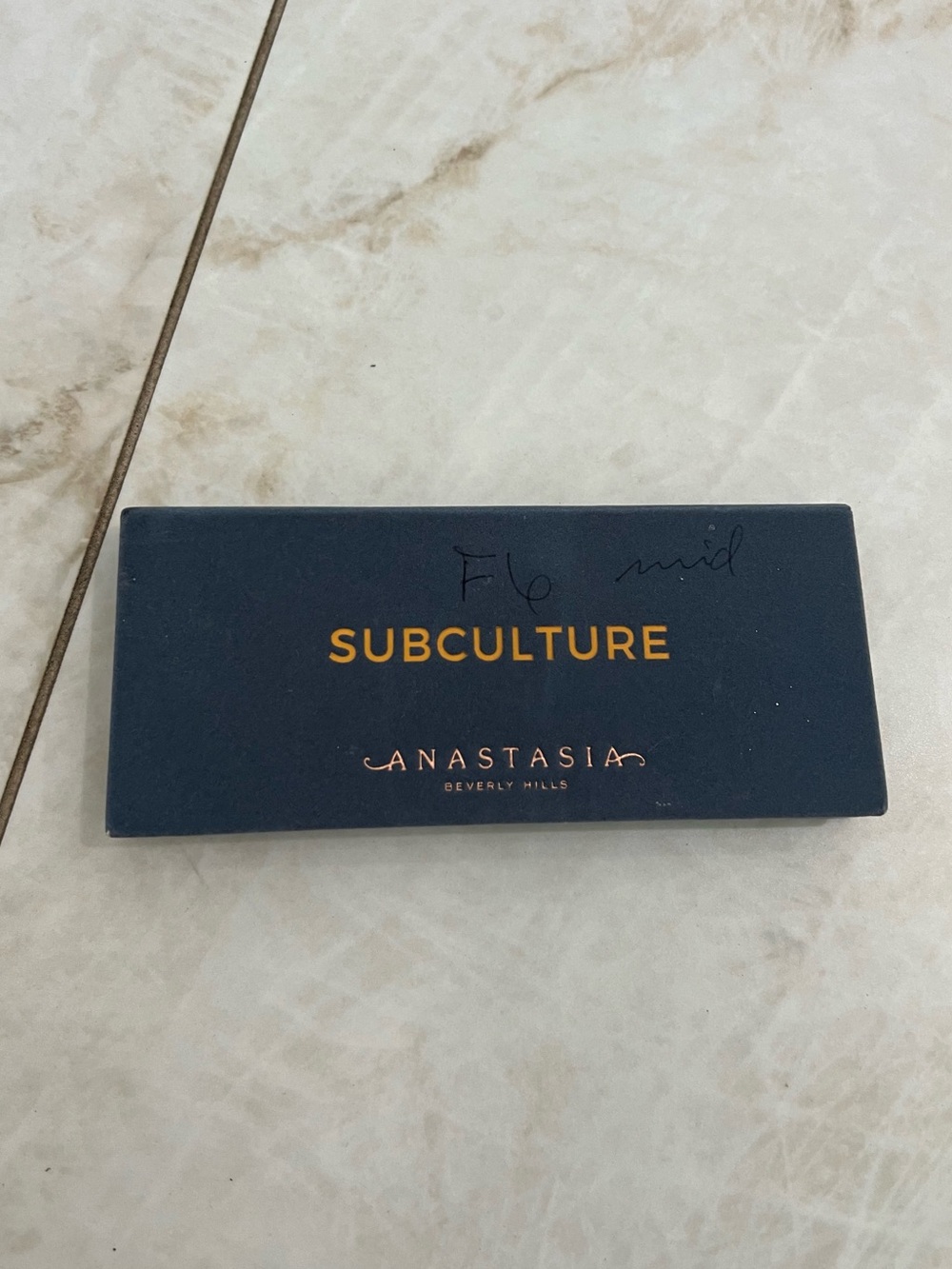 DEFECT NEW Anastasia Beverly Hills Subculture Pallet